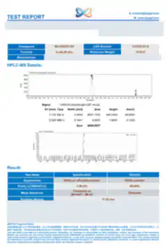 Blurred preview of the first page of a third-party report on BPC-157 10 mg